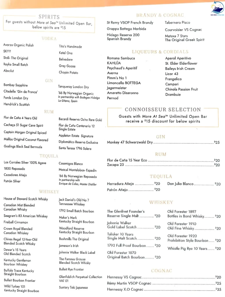 the local bar and grill ncl menu