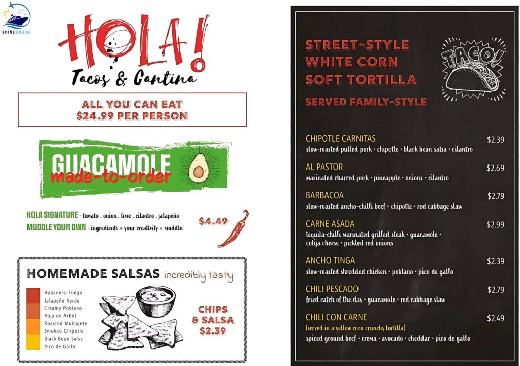 msc hola tacos menu
msc hola tacos & cantina menu
hola tacos msc menu
hola tacos & cantina menu
hola tacos and cantina msc menu
MSC hola! tacos & cantina menu