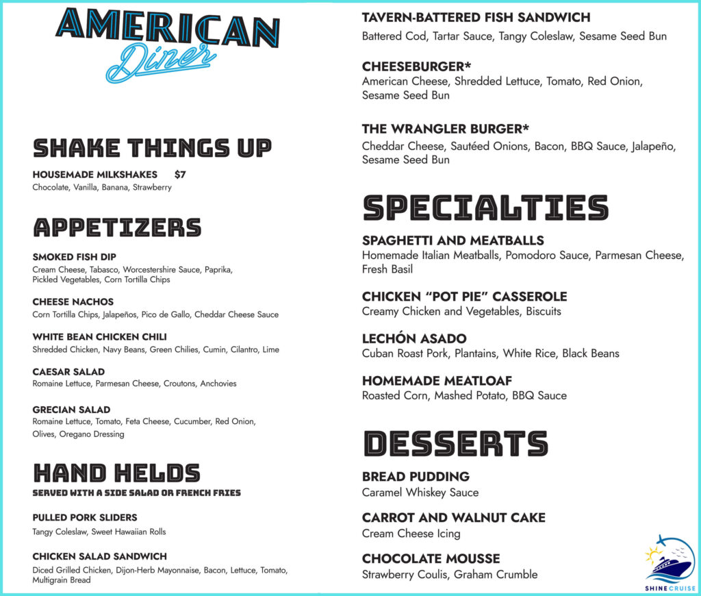 ncl american diner menu 2025
american diner ncl menu
norwegian american diner menu
norwegian cruise line american diner
Ncl american diner reviews