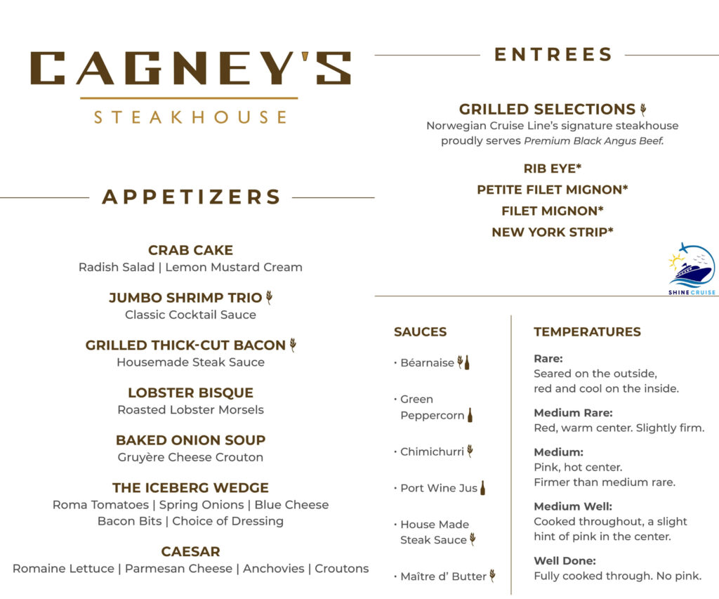 Cagney's Steakhouse NCL Menu
ncl aqua restaurants menu
norwegian aqua restaurants menu
ncl aqua specialty dining menus
ncl aqua specialty restaurants
norwegian aqua specialty dining menu
ncl aqua menus