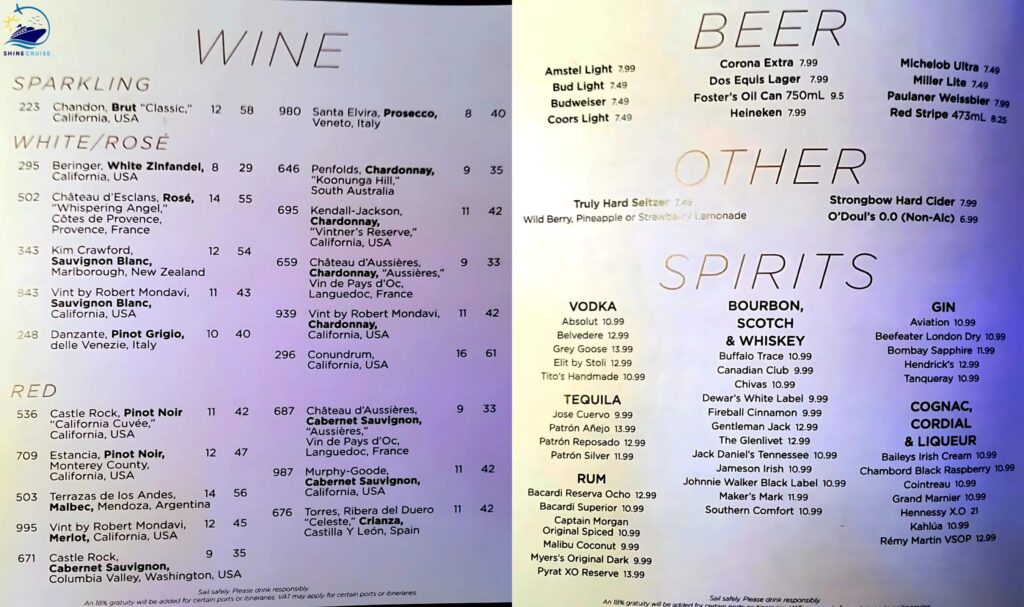star of the seas bars menu
star of the seas bar menus
Star of the seas drinks menu 
Star of the seas drinks price 
Star of the seas drinks menu prices 
Best bars on star of the seas 