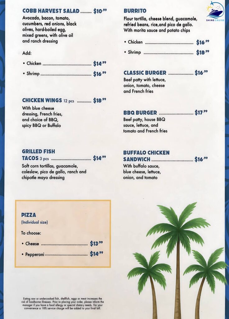 carnival's celebration key reviews
celebration key food menu
carnival celebration key food
celebration key food options
celebration key drink prices
celebration key menus