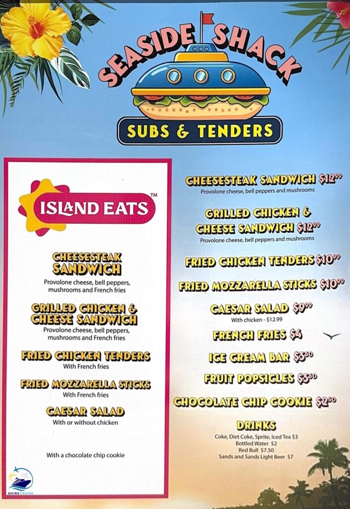 carnival's celebration key reviews
celebration key food menu
carnival celebration key food
celebration key food options
celebration key drink prices
celebration key menus