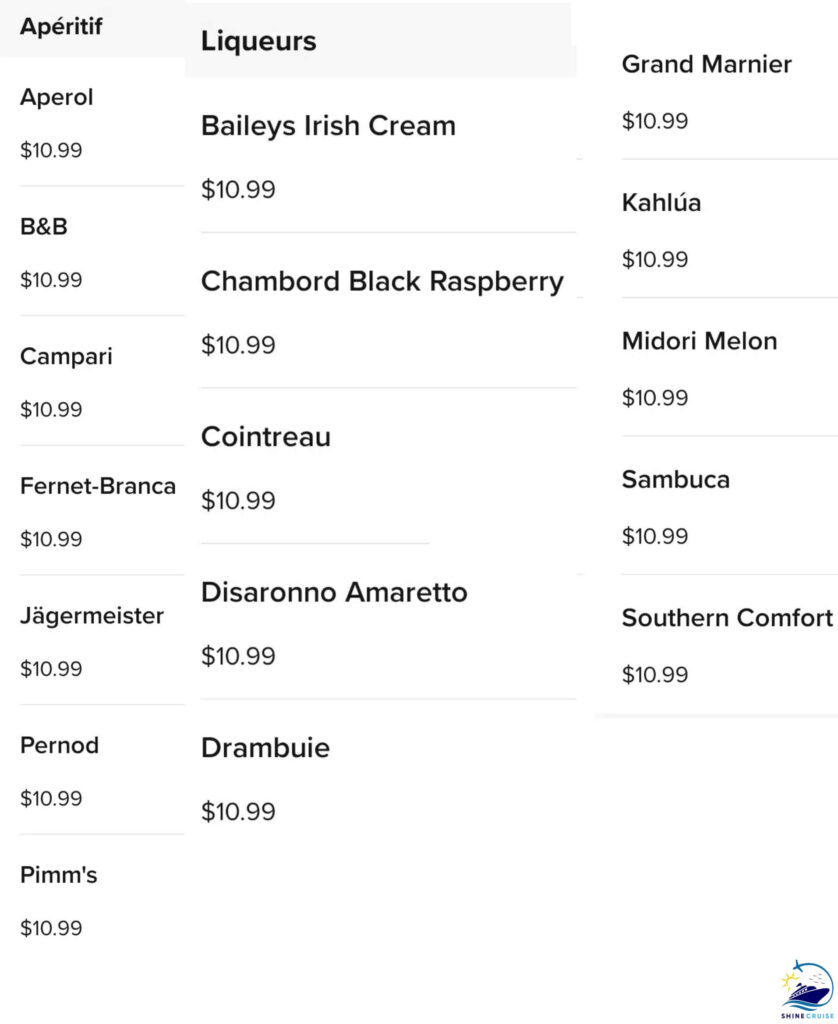 star of the seas bars menu
star of the seas bar menus
Star of the seas drinks menu 
Star of the seas drinks price 
Star of the seas drinks menu prices 
Best bars on star of the seas 