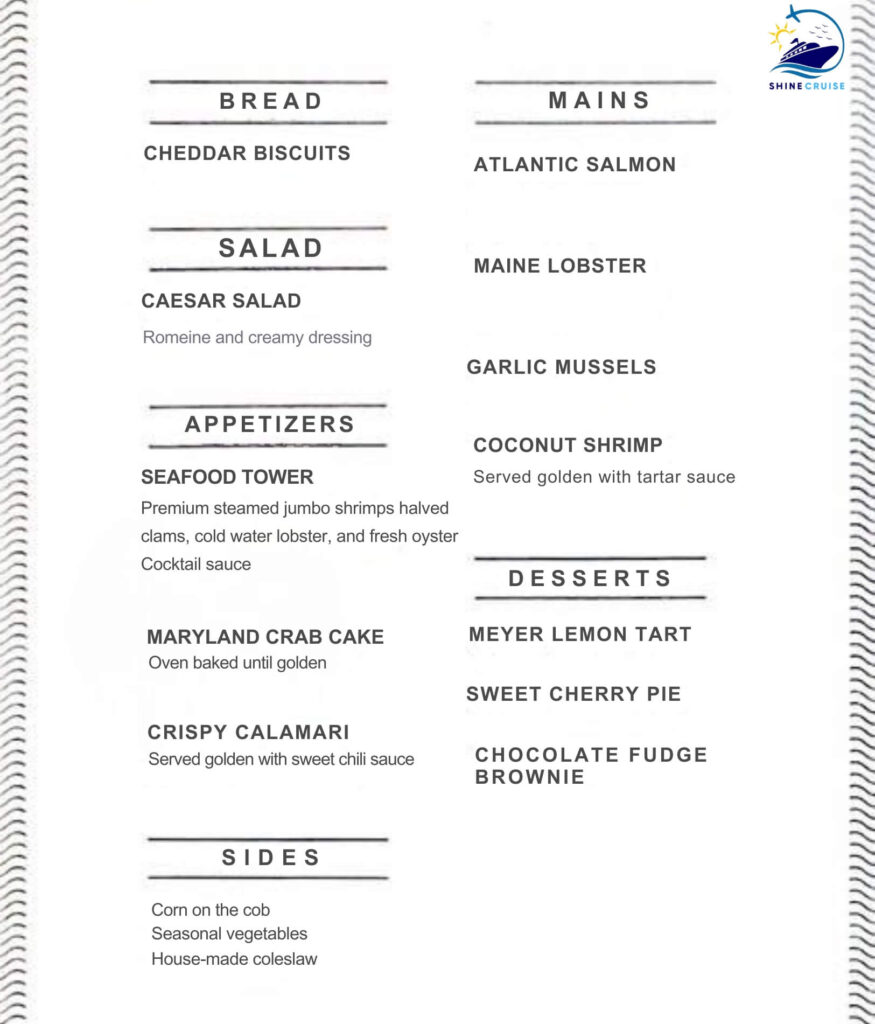 star of the seas dining options
star of the seas dining venues
Star of the seas dining menu
Specialty restaurants on Star of the Seas
Royal Caribbean Star of the Seas Restaurants Menu
star of the seas specialty dining
star of the seas specialty restaurants
