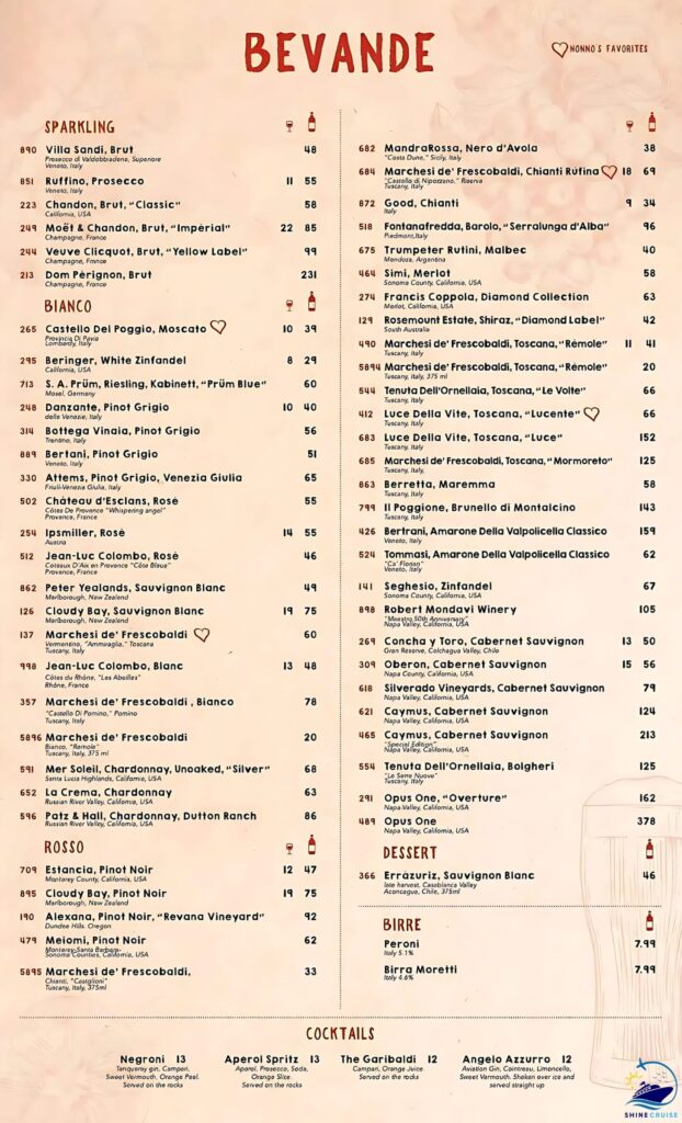 star of the seas bars menu
star of the seas bar menus
Star of the seas drinks menu 
Star of the seas drinks price 
Star of the seas drinks menu prices 
Best bars on star of the seas 