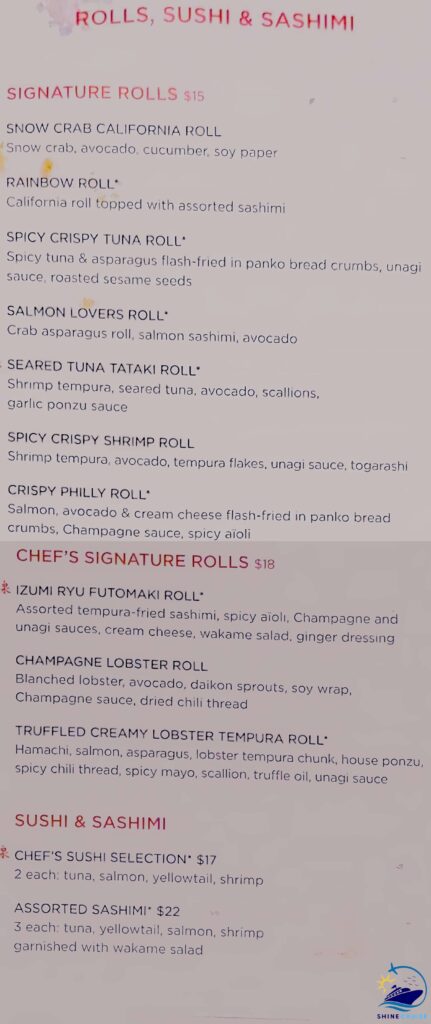 star of the seas dining options
star of the seas dining venues
Star of the seas dining menu
Specialty restaurants on Star of the Seas
Royal Caribbean Star of the Seas Restaurants Menu
star of the seas specialty dining
star of the seas specialty restaurants