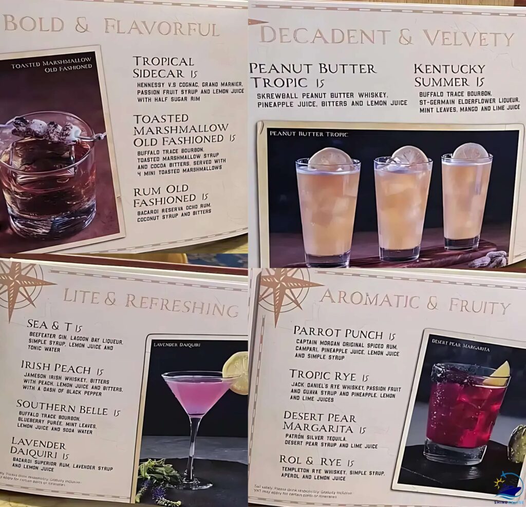star of the seas bars menu
star of the seas bar menus
Star of the seas drinks menu 
Star of the seas drinks price 
Star of the seas drinks menu prices 
Best bars on star of the seas 