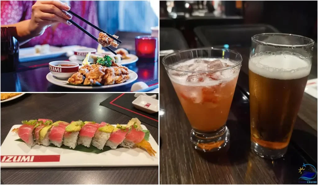 izumi royal caribbean menu