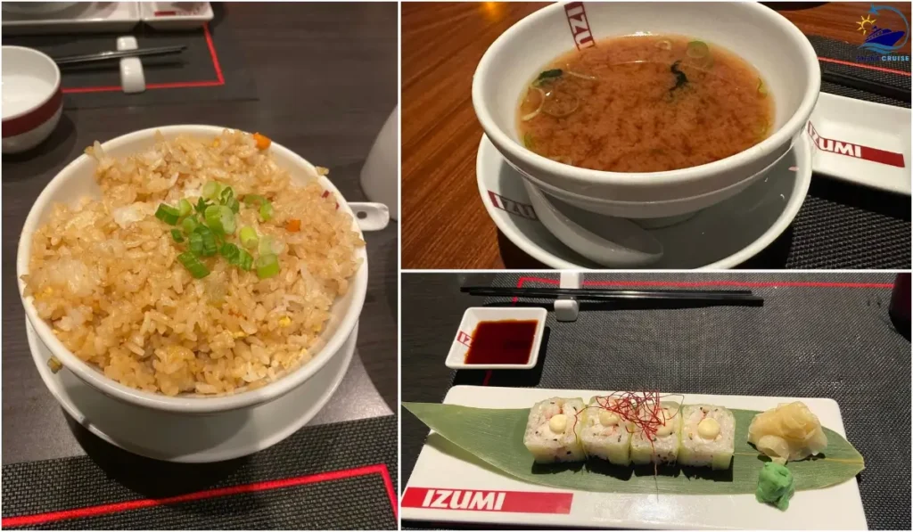 izumi sushi royal caribbean reviews