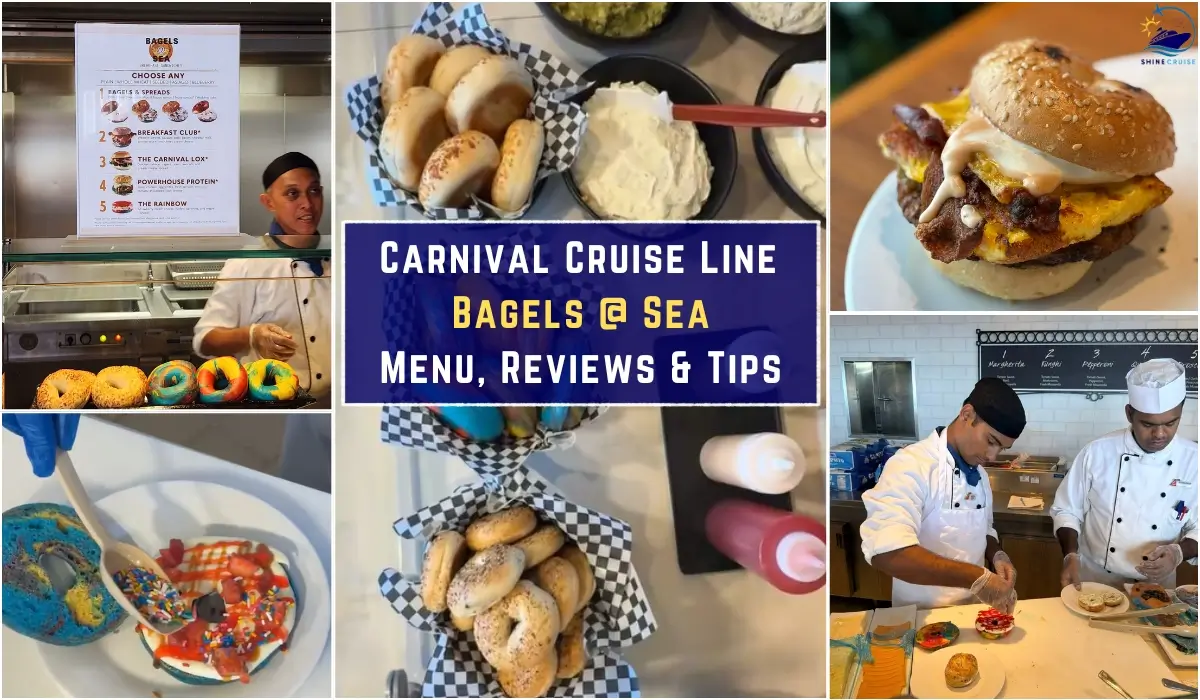 Carnival Bagels at Sea Menu for 2026