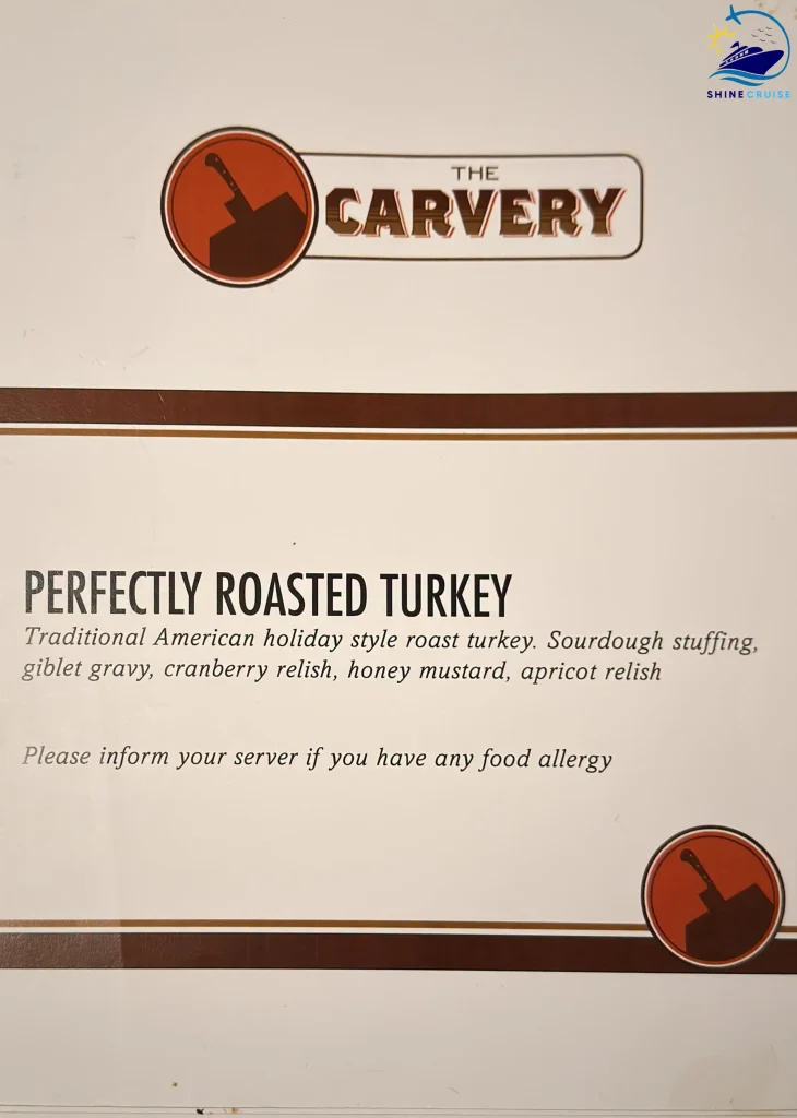 Carnival Cruise Lunch Buffet Menu 11