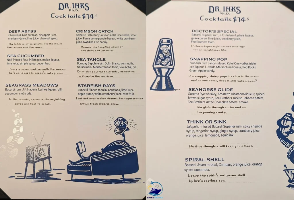 dr inks carnival jubilee
dr inks jubilee menu