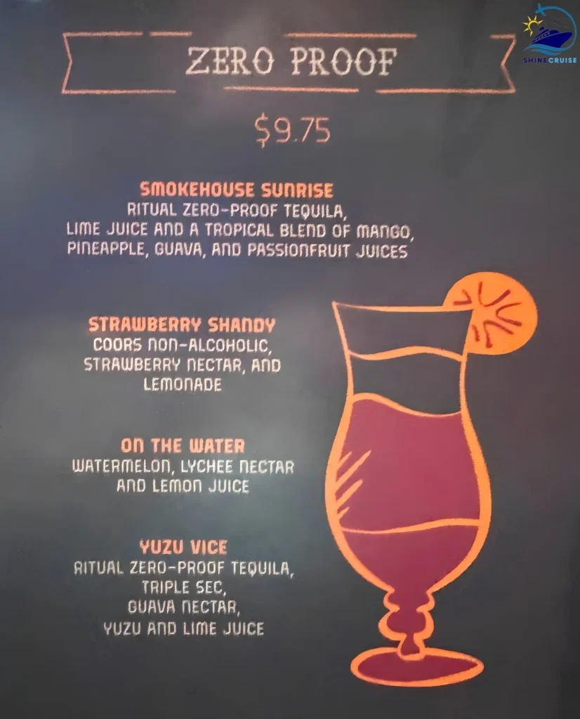Carnival guy's pig & anchor drink menu 4