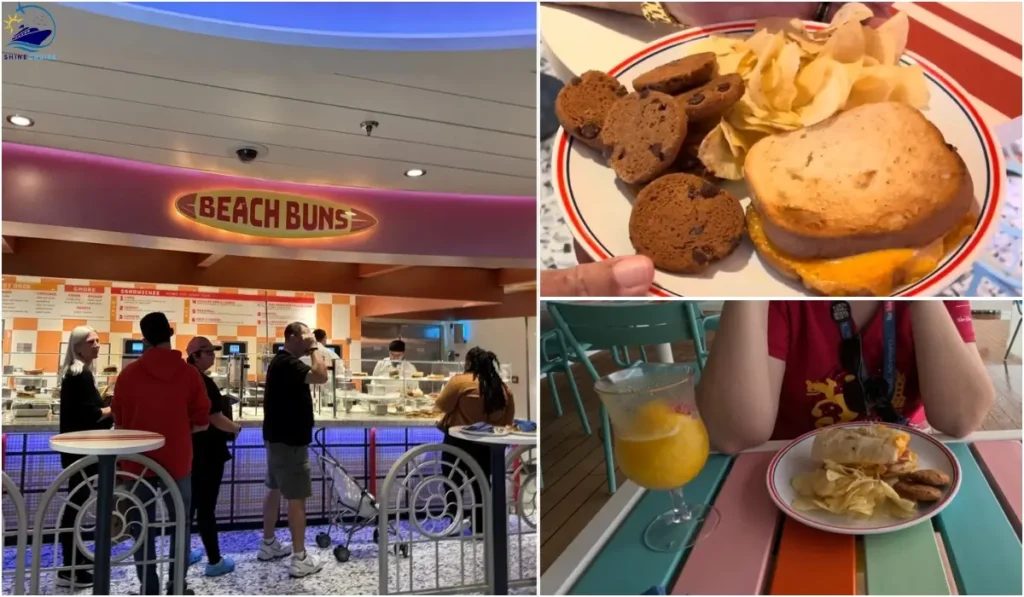 Carnival Jubilee Beach Buns menu