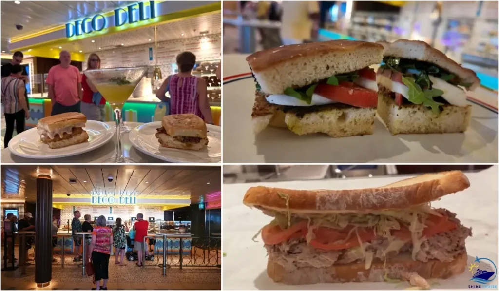 Carnival deco deli menu