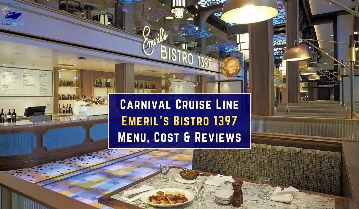 Carnival Cruise Line Emeril's Bistro 1397 Menu