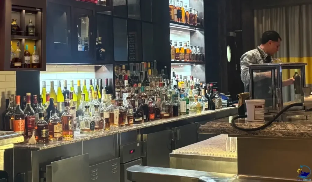 Celebrity Craft Social Bar menu with prices