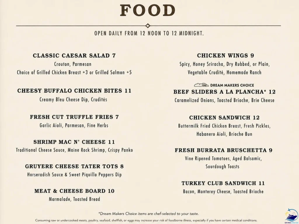 The Craft Social Bar Menu 1