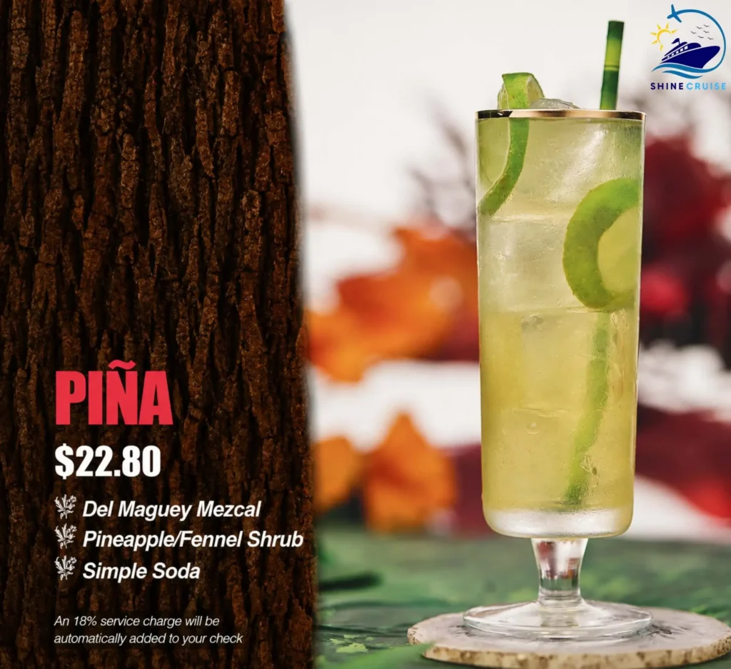 Celebrity Eden Menu 11