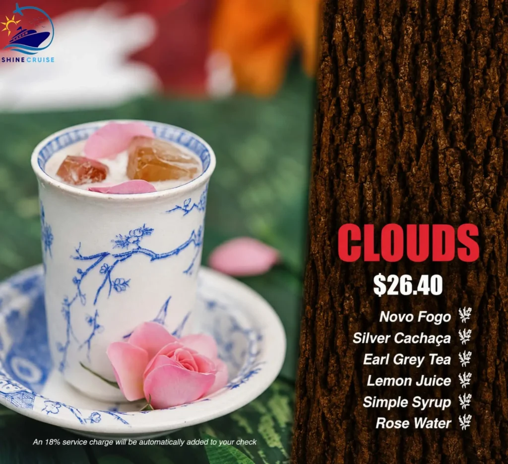 Celebrity Eden Menu 6