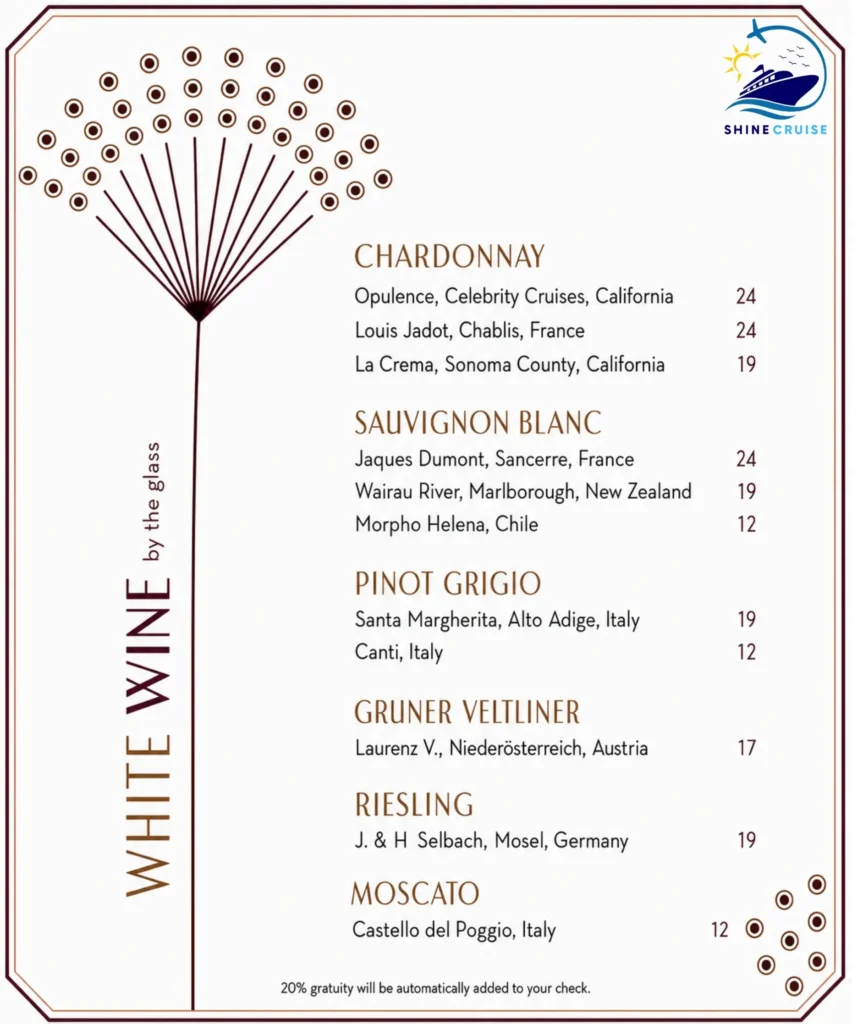 The Ensemble Loungeย Menu 4