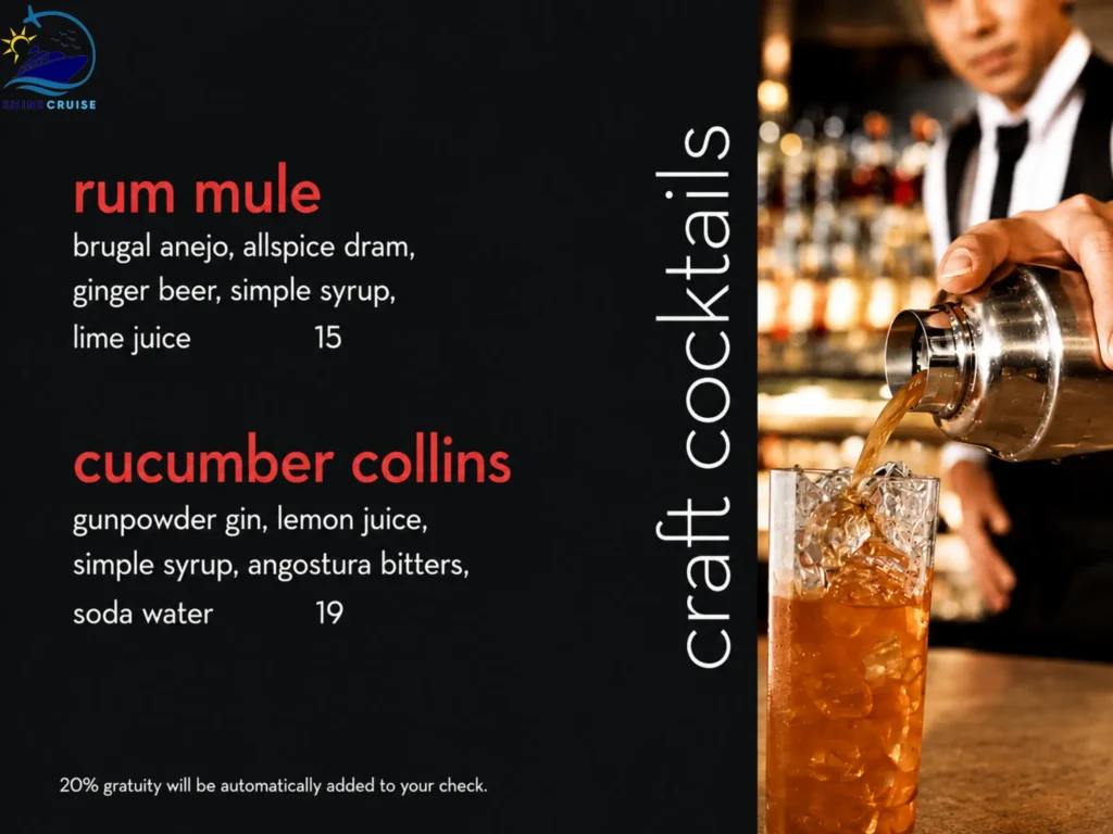 Celebrity Cruises Drink Prices