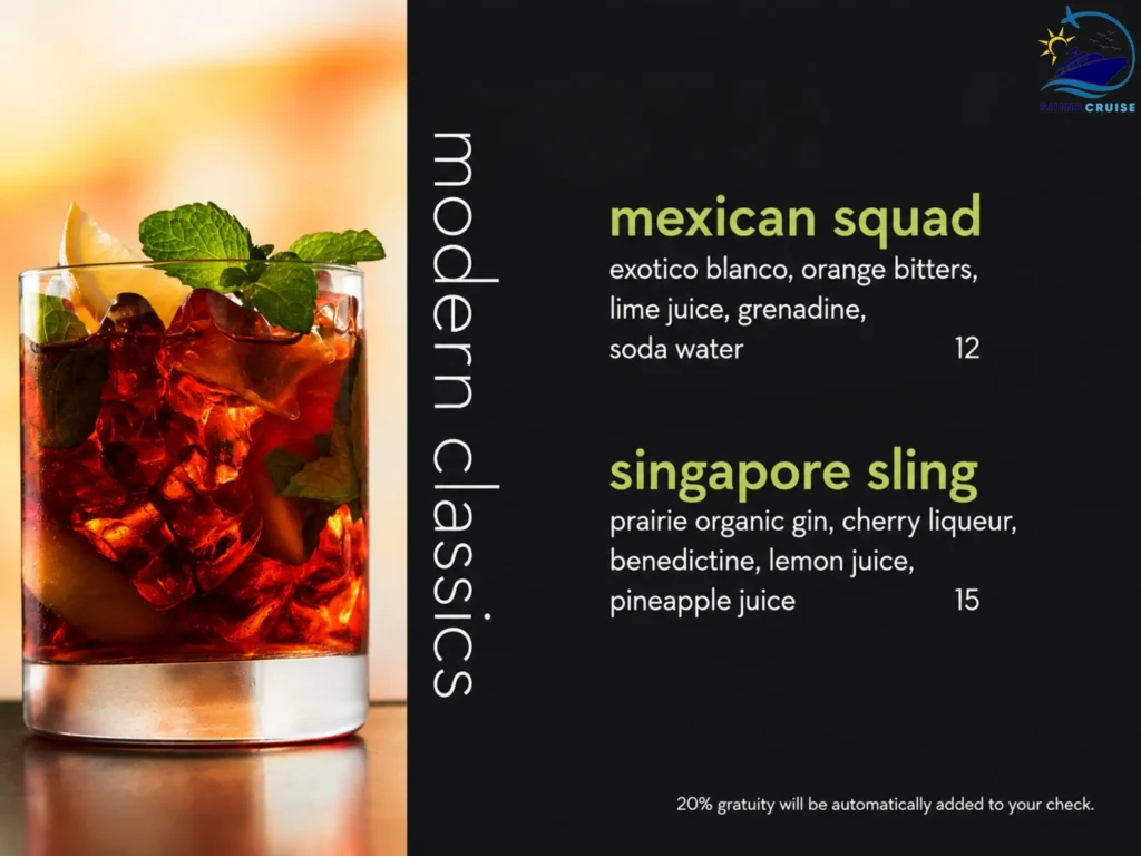 Celebrity Cruise Drink Prices