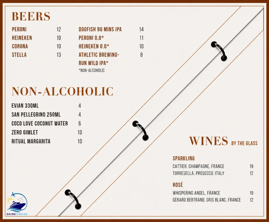Celebrity Martini Bar Menu 5