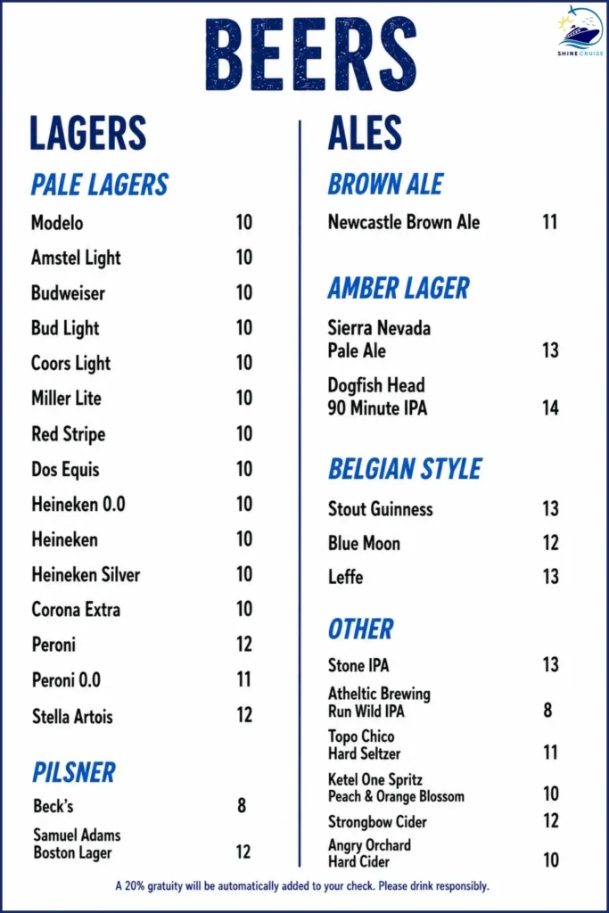 The Sky Observation Loungeย Menu 4