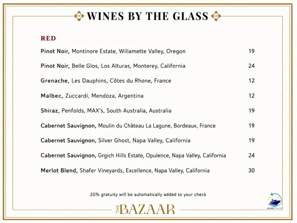 The Bazar Drink Menu 8