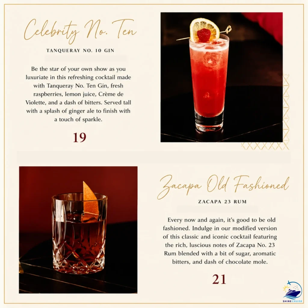 The World Class Bar Menu 4
