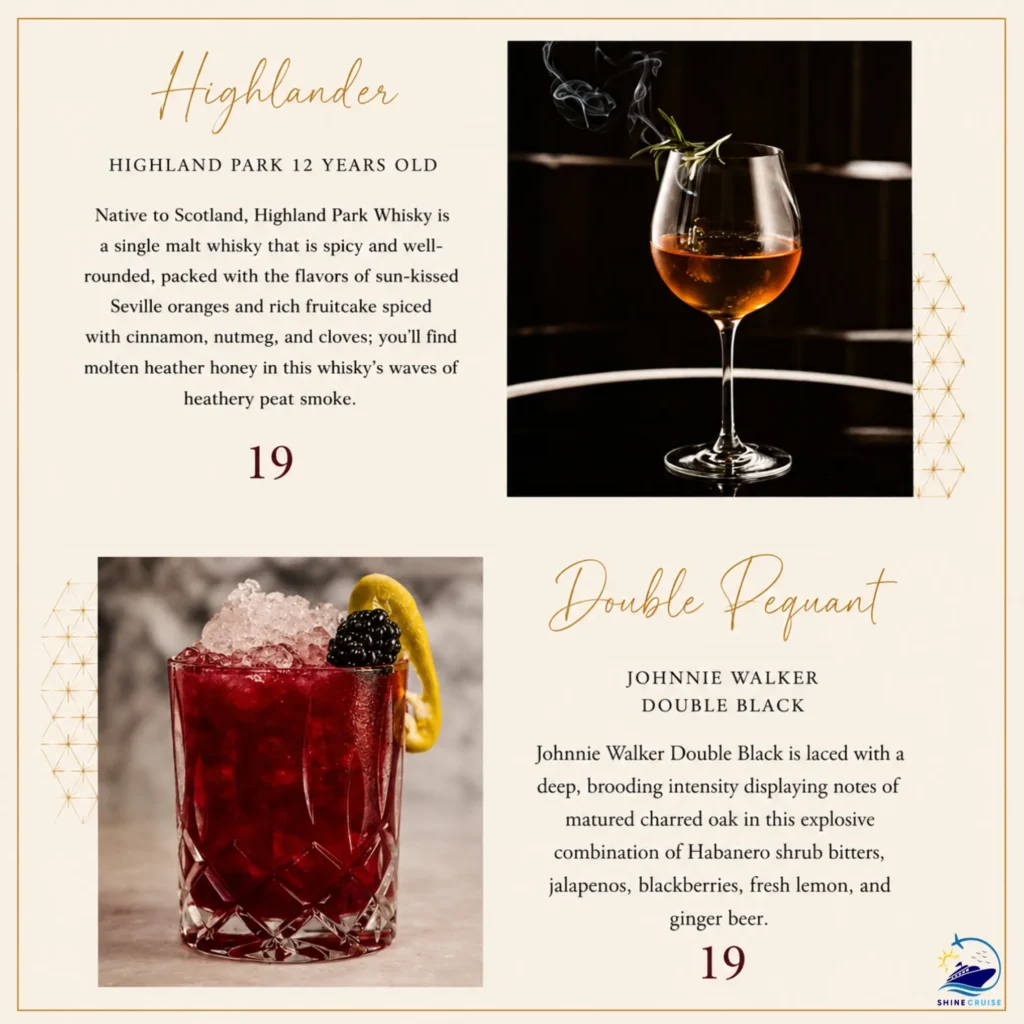 The World Class Bar Menu 5