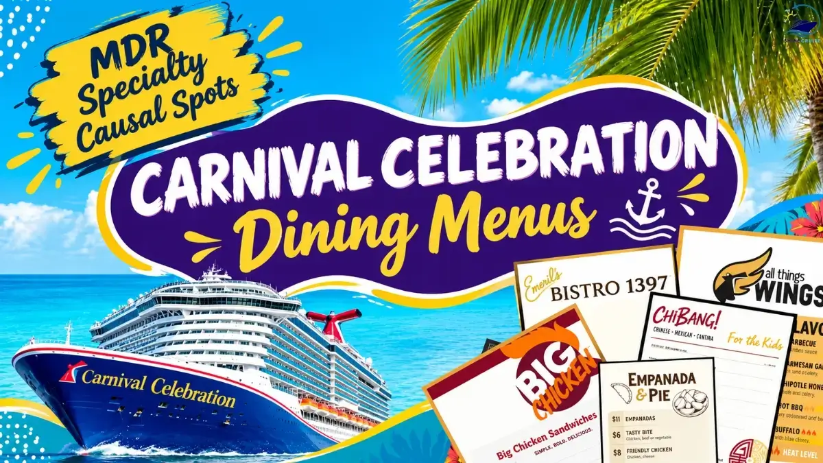 Carnival Celebration Restaurants Menu for 2026 with Tips